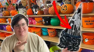 Halloween MADNESS at the THRIFT STORE! We found A true VINTAGE HALLOWEEN treasure!