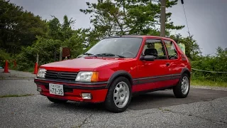 1992 Peugeot 205 GTi 1.9 - A Very French Review! - Walk-Around and Test Drive