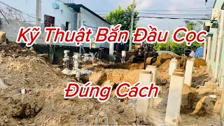 Kỹ thuật cắt và bắn đầu cọc bê tông đúng cách trước khi thi công móng cọc - Kho Tư liệu Xây dựng