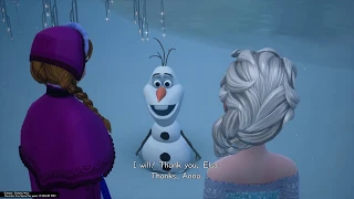 KINGDOM HEARTS Ⅲ - Olaf's mini game (Arendelle)