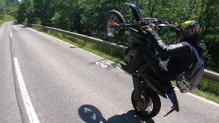 Supermoto Madness | Carinthia 2020 | Police Wheelies and more | FeelFree2ride