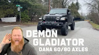 Fastest Truck in Canada? - Demon Jeep Gladiator Rolling on Dana 60/80 Axles and 38s
