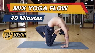 Mix Yoga Flow | Intermediate To Advanced Level Yoga Sequence | Daily Yoga Routine | Yograja