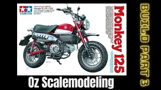 Tamiya 125 Honda Monkey Motorbike 1/12 Scale Build Part 3