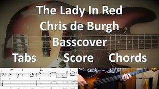 Chris de Burgh The Lady In Red. Bass Cover Tabs Score Chords Transcription. Bass: Pino Palladino