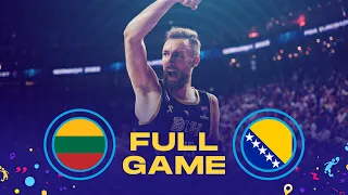 Lithuania v Bosnia and Herzegovina | Full Basketball Game |  FIBA EuroBasket 2022