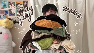 everything I crocheted & knitted recently! ★ (may-july)