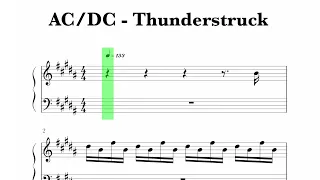 AC/DC - Thunderstruck Sheet Music