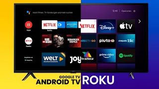 Roku vs Android Tv (Google Tv) ⚡ Haz Smart Tv cualquier televisión