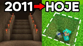 Eu EVOLUÍ as Passagens Secretas Mais ANTIGAS do Minecraft