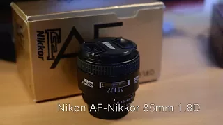 Nikon AF-Nikkor 85mm f/1.8D