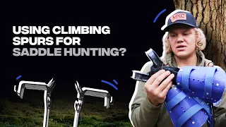 Using Climbing Spurs for Saddle Hunting? No need for those bulky Climbing Sticks!