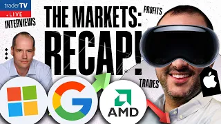 $GOOGL, $MSFT Earnings! $AMD Drops, $AAPL Weak The Markets: Recap ❗ Jan 30