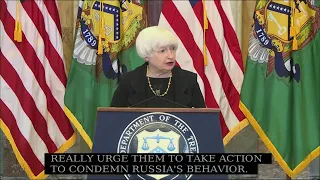 WATCH LIVE: US Secretary of Treasury Janet Yellen press conference.