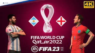 FIFA 23 | Argentina vs. England - World Cup Final | Full Match PS5 Gameplay 4K