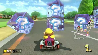 Shell Cup - Mario Kart 8 Deluxe (Switch) Original Cup 150cc (Wario driving P-Wing)