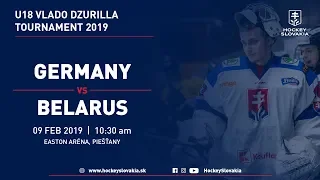 U18 Vlado Dzurilla Tournament 2019 | Germany vs Belarus