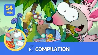 Toopy and Binoo & The Funny Bunny Friend 🐰 Funny Bunny Compilation 😍 12 Thrilling Adventures!!