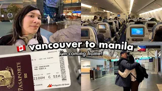 I'm coming home!!! | Canada to Philippines travel vlog