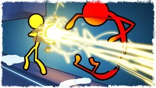 БЕГИ!!! У НЕГО ЛАВА-ПУШКА!!! УГАР STICK FIGHT THE GAME!!!