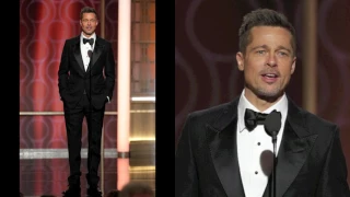 Brad Pitt handsome ex Angelina Jolie receives huge cheer support at Golden Globes