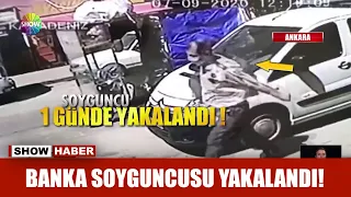 Banka soyguncusu yakalandı!