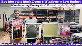 Buy Pleated Mosquito Nets At Low Budget,  Windows Doors Mesh Screens Manufacturer Hyderabad Shopping