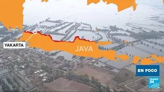 Yakarta, la capital de Indonesia se encuentra bajo las aguas