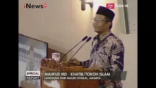 Suasana Berlangsungnya Ceramah dari Mahfud MD di Masjid Istiqlal - Special Report 09/06