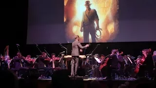 Brian Tyler Conducts "Raiders of the Lost Ark March" in Concert