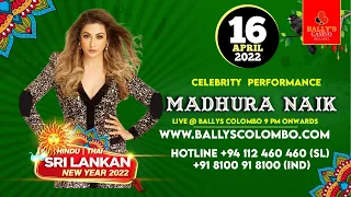 Indian Film Actress Madhura Naik Came Down to Bally’s Casino Colombo.