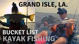 Hobie Kayak fishing GRAND ISLE LA. SPOT REVEAL.