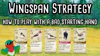 Wingspan Strategy | How to play with a bad starting hand
