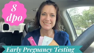 Early Pregnancy Testing at 8 DPO