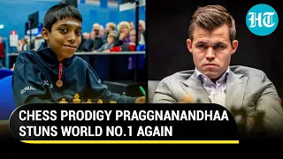 R Praggnanandhaa does it again; Indian chess prodigy knocks out World No. 1 Magnus Carlsen