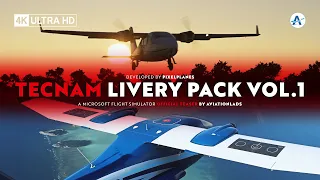Pixelplanes - Tecnam P2006T Livery Pack Vol. 1 | Microsoft Flight Simulator [Official Teaser]