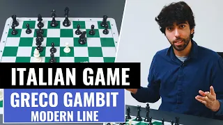 Italian Game | Giuoco Piano | Greco Gambit – Modern Line | Chess Openings | Alex Astaneh