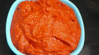 Red chutney for masala dosa// How to prepare red chutney #youtube #cooking #viral #indianrecipe