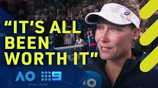 Emotional Sam Stosur says goodbye one last time - Australian Open 2023 | Wide World of Sports