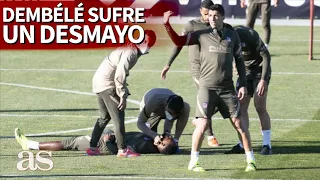 MOUSSA DEMBÉLÉ se desmaya durante el entrenamiento del ATLÉTICO | Diario AS