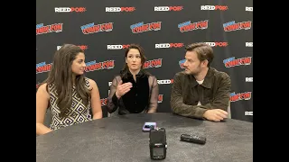 NYCC 2023 - The Way Home interview - Chyler Leigh, Evan Williams and Sadie Laflamme-Snow