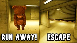 ESCAPING a TERRIFYING Teddy Bear In The BACKROOMS?! - Ted Horror Game