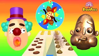 Sandwich Runner Spin Challenge FACES BATTLE | Sandwich Runner Gameplay Best Funny Mobile Games