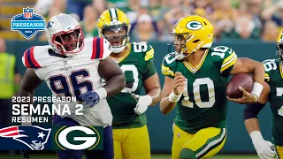 New England Patriots vs. Green Bay Packers | Pretemporada NFL 2023 | Resumen Highlights | 19 Ago, 23