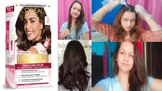 Loreal Excellence Hair Colour Light  Brown|No Ammonia Hair Colour|Light Brown Hair Colour