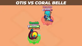 Otis VS Coral Belle Brawl Stars 1 vs 1