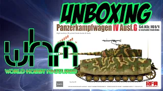 UNBOXING Rye Field Model 5053 Panzerkampfwagen IV Ausf. G Sd.Kfz. 161/1 w/with workable track links