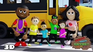 Wheels on the Bus | Nursery Rhymes & Kids Songs (City Version)