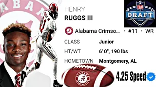 Alabama WR Henry Ruggs III - 2019 Highlights