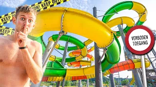 STIEKEM IN EEN GESLOTEN WATERPARK!